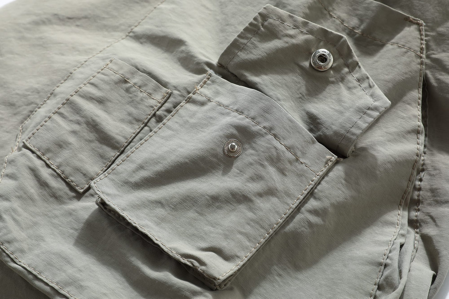 Mountain Multi Pockets Tech Pants In Light Grey