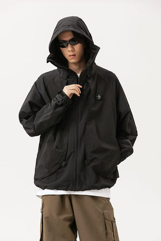 Hiking Windbreaker In Black