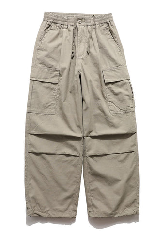 Loose Cargo Pants In Khaki